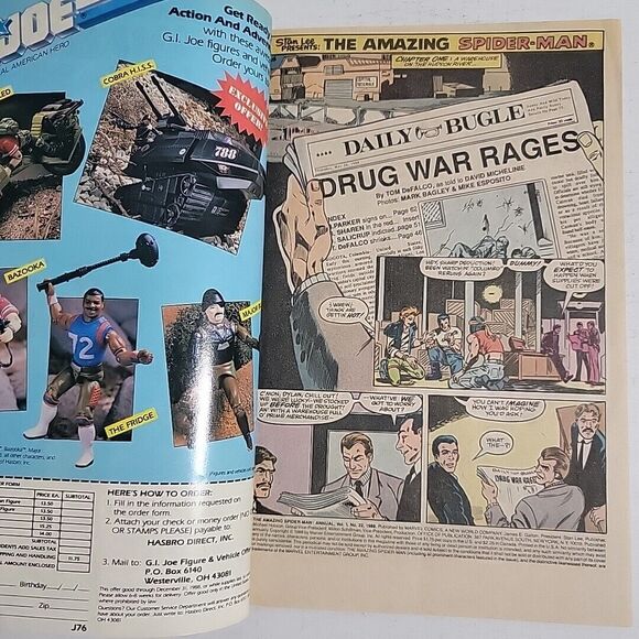 Amazing Spider-Man Annual #22 *KEY* 1st Speedball Marvel 1988 BAGGED & BOARDED - Picture 6 of 10